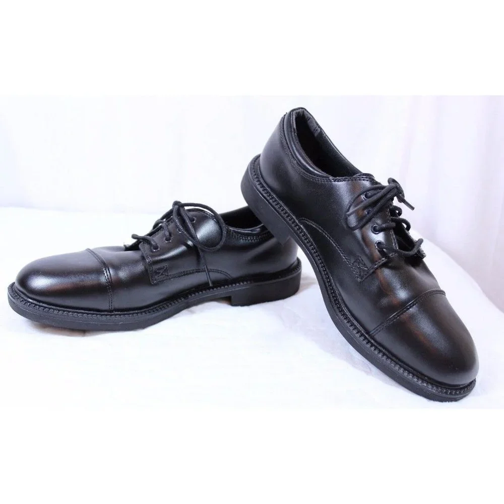 George Size 9.5 M Men's Black Lace Dress Oxford Shoes - Picture 1 of 7